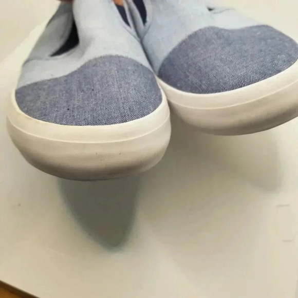Nautica Chambray Nautical Two-tone Blue Slip-on Shoes Sz 8 - Picture 4 of 8